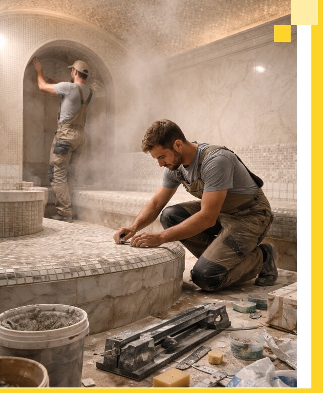 Профессиональный дизайн хамама и SPA под ключ в Устях-Лабинске