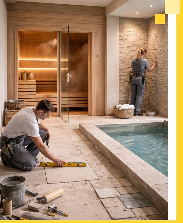 Комплексный дизайн и отделка интерьеров SPA под ключ в Устях-Лабинске